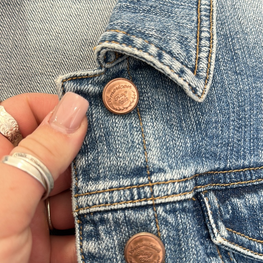 American Rag Cropped Denim Jacket - Picture 3 of 5